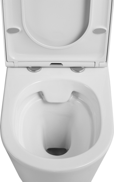 Чаша для унитаза безоюодковый ArrowAB2231H с сиденьем микролифт, без бачка